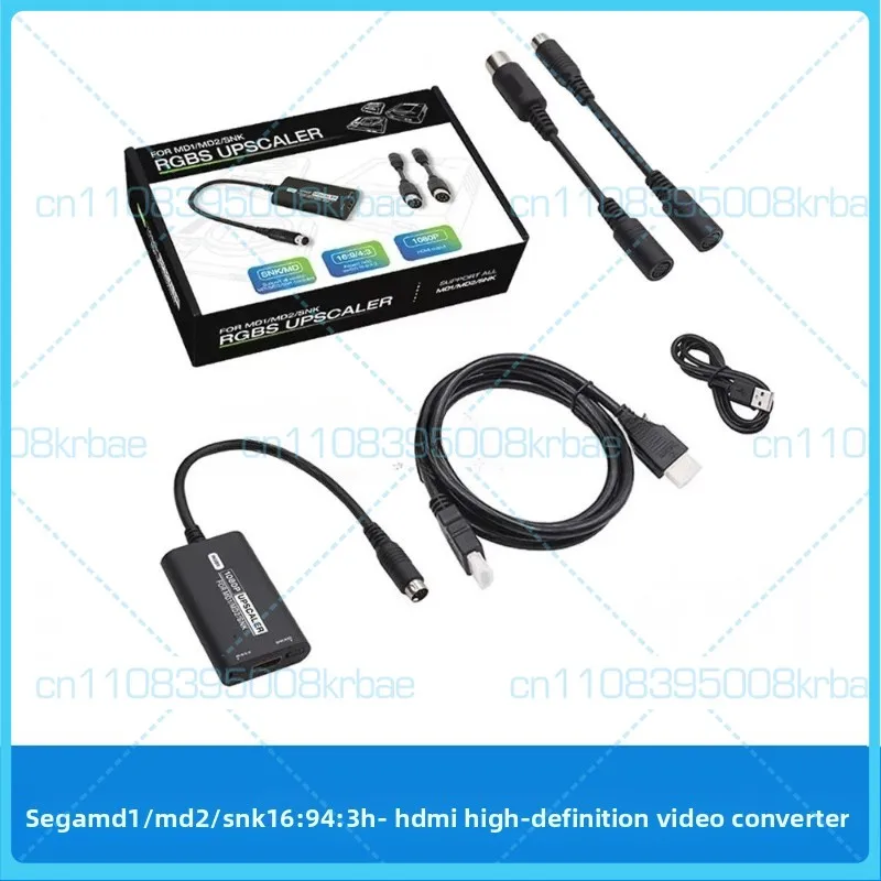 For SEGA MD1 MD2 SNK 16:9 4:3 HDMI 1080P HD Video Converter Retro Game Console Adapter
For SEGA MD1 MD2 SNK 16:9 4:3 HDMI 1080P HD Video Converter Retro Game Console Adapter