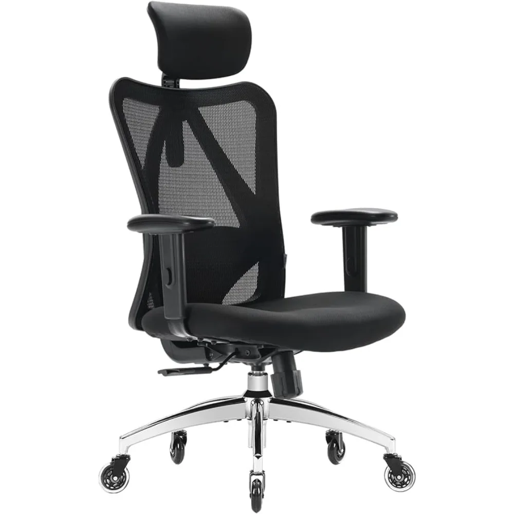 Mesh Computer Desk Chair With Adjustable Sponge Lumbar Support Ergonomic Office Chair Armchair PU Armrest and Headrest Furniture
Mesh Computer Desk Chair With Adjustable Sponge Lumbar Support Ergonomic Office Chair Armchair PU Armrest and Headrest Furniture