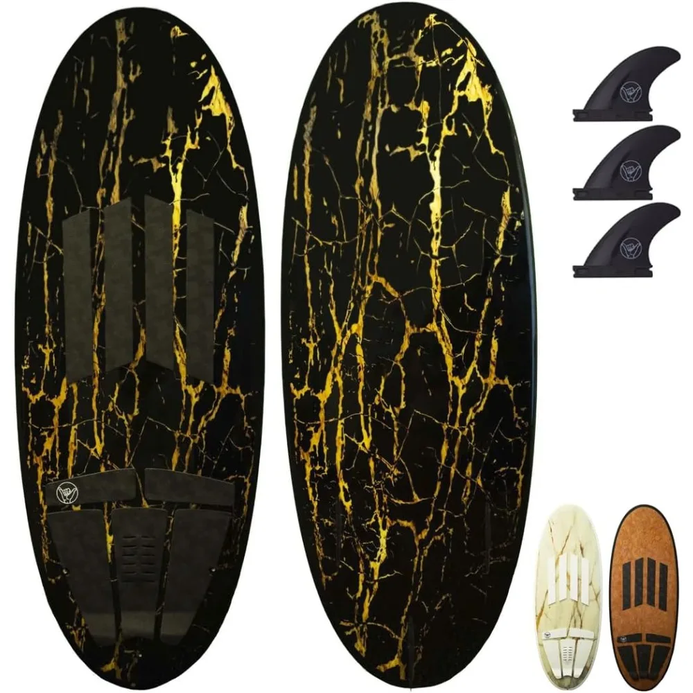 - 63” / 54" / 52" Wakesurf Board - Best Performance Wake Surfboards for Kids & Adults - Durable Compressed Fibergla
- 63” / 54" / 52" Wakesurf Board - Best Performance Wake Surfboards for Kids & Adults - Durable Compressed Fibergla