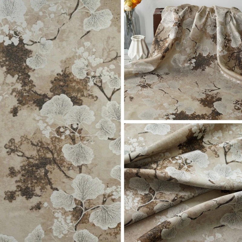 Новая ткань в китайском стиле с узором «чернильная живопись» и жаккардовым рисунком «листья гинкго», ретро-ткань для кимоно, ханьфу, курток, ручной работы, для сумок и одежды
Новая ткань в китайском стиле с узором «чернильная живопись» и жаккардовым рисунком «листья гинкго», ретро-ткань для кимоно, ханьфу, курток, ручной работы, для сумок и одежды