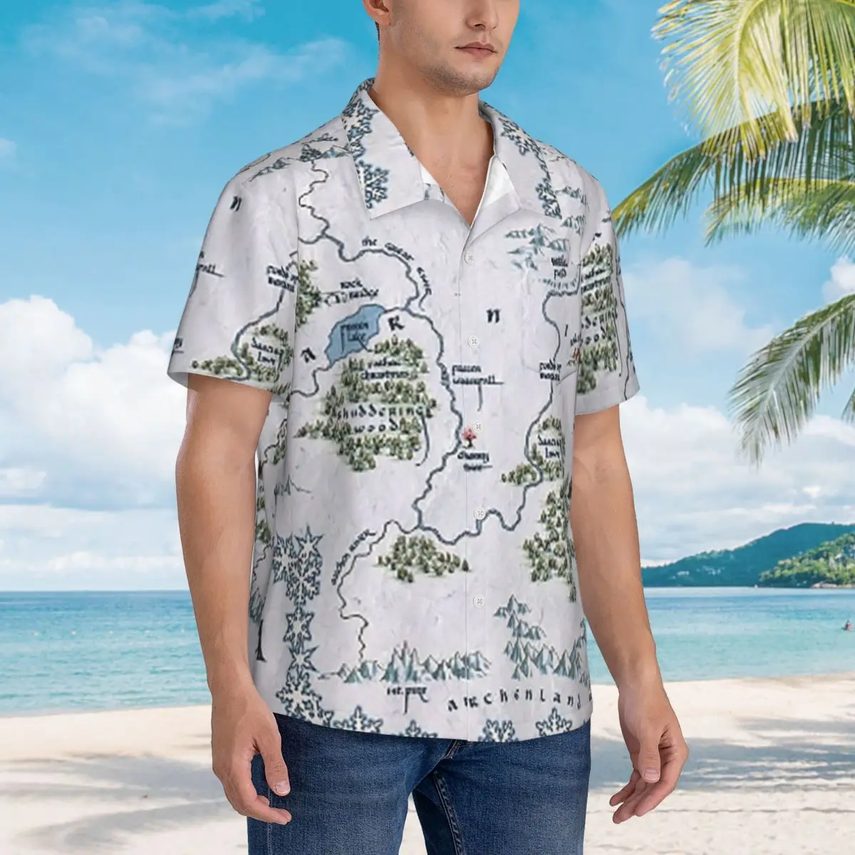 Narnia Map - Chronicles Of Narnia Hawaiian Shirts Casual Men Short Sleeve Shirt for Summer Beach Men's Lapel Tops
Narnia Map - Chronicles Of Narnia Hawaiian Shirts Casual Men Short Sleeve Shirt for Summer Beach Men's Lapel Tops