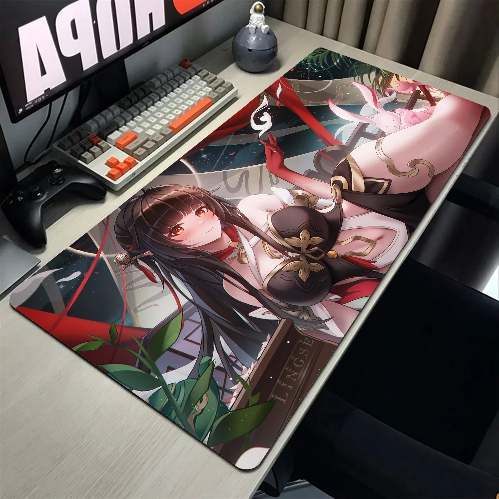 Lingsha Honkai Star Rail Mousepad Mouse Mat Desk Mat With Pad Gaming Accessories Prime Gaming XXL Keyboard Pad Padding Mat
Lingsha Honkai Star Rail Mousepad Mouse Mat Desk Mat With Pad Gaming Accessories Prime Gaming XXL Keyboard Pad Padding Mat