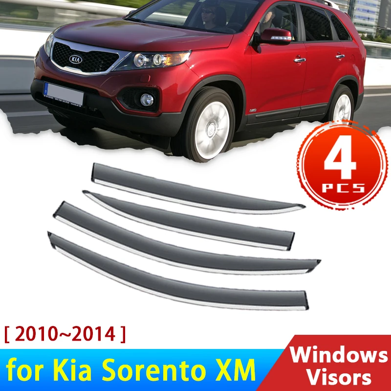 4x Deflectors for Kia Sorento XM 2 II 2010~2014 2013 2012 Accessories Car Side Window Visors Rain Eyebrow Guard Visor Windshield
4x Deflectors for Kia Sorento XM 2 II 2010~2014 2013 2012 Accessories Car Side Window Visors Rain Eyebrow Guard Visor Windshield