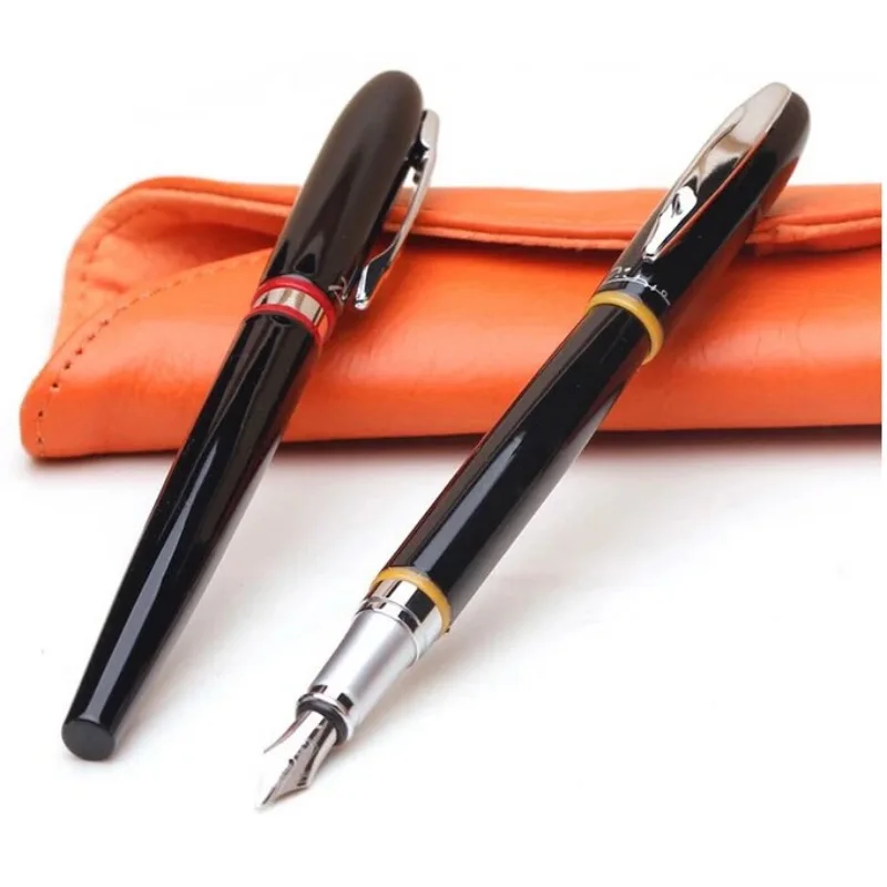 Picasso 907 Montmartre Black Fountain Pen Red Ring and Yellow Ring Optional luxury school Office metal ink Pen
Picasso 907 Montmartre Black Fountain Pen Red Ring and Yellow Ring Optional luxury school Office metal ink Pen
