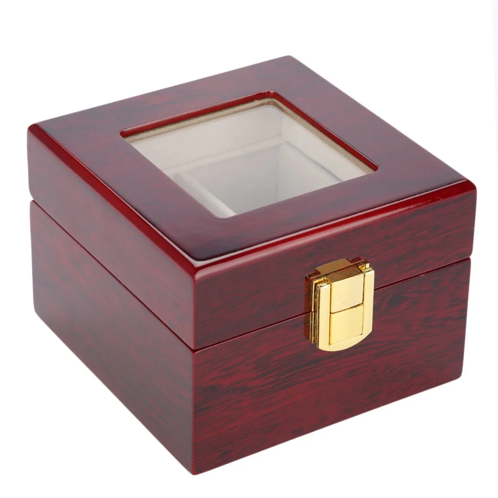 2 Grids Design Wooden Watch Holder Soft Pillows Metal Lock Wristwatch Display Case Soft Flannel Interior Transparent Cover
2 Grids Design Wooden Watch Holder Soft Pillows Metal Lock Wristwatch Display Case Soft Flannel Interior Transparent Cover