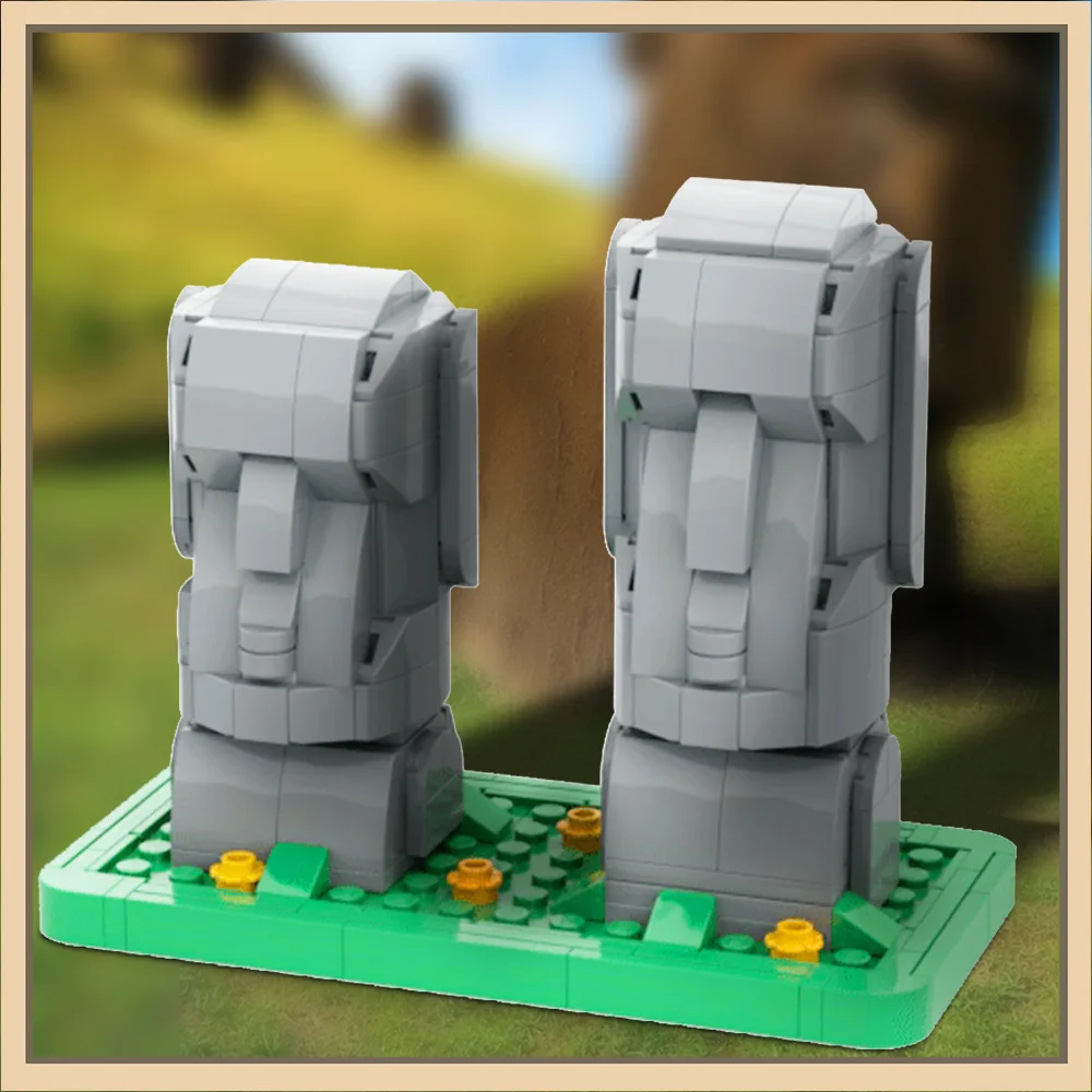 MOC-40120 Building Blocks Easter Island Boulder building Model Small particle building blocks set Creative gift
MOC-40120 Building Blocks Easter Island Boulder building Model Small particle building blocks set Creative gift