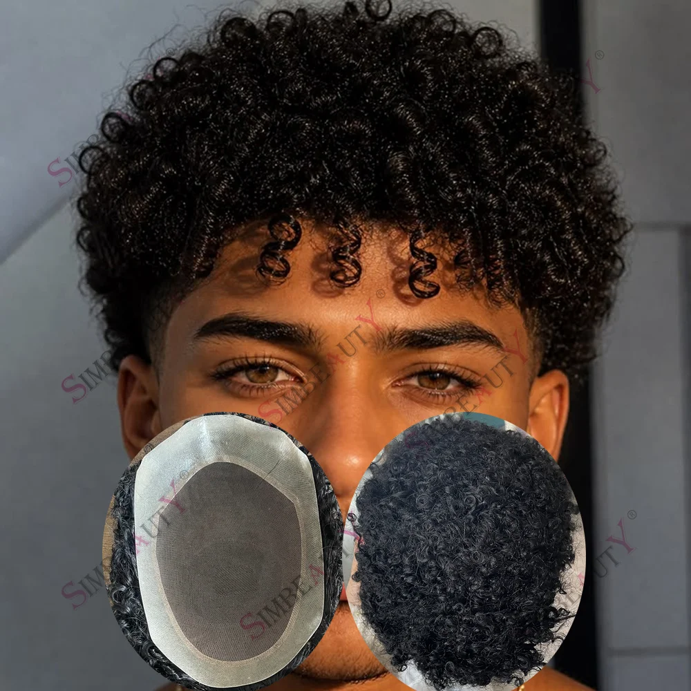12mm/8mm/10mm Afro Curly Men's Capillary Prosthesis Fine Momo Lace PU Remy Human Hair Wig Durable Man Toupee System Natural Wigs
12mm/8mm/10mm Afro Curly Men's Capillary Prosthesis Fine Momo Lace PU Remy Human Hair Wig Durable Man Toupee System Natural Wigs