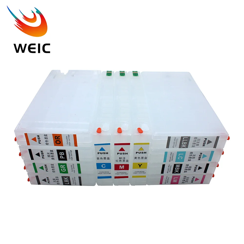 300ML*11Colors 4900 Refill Ink Cartridge with Auto Reset Chip T6531-T6539 T653A T653B
300ML*11Colors 4900 Refill Ink Cartridge with Auto Reset Chip T6531-T6539 T653A T653B