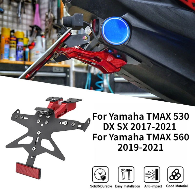 For Yamaha TMAX 530 560 TMAX 530 DX SX 2017-2021 TMAX 560 2019-2021 Motorcycle Rear License Plate Holder Short Tail Bracket
For Yamaha TMAX 530 560 TMAX 530 DX SX 2017-2021 TMAX 560 2019-2021 Motorcycle Rear License Plate Holder Short Tail Bracket