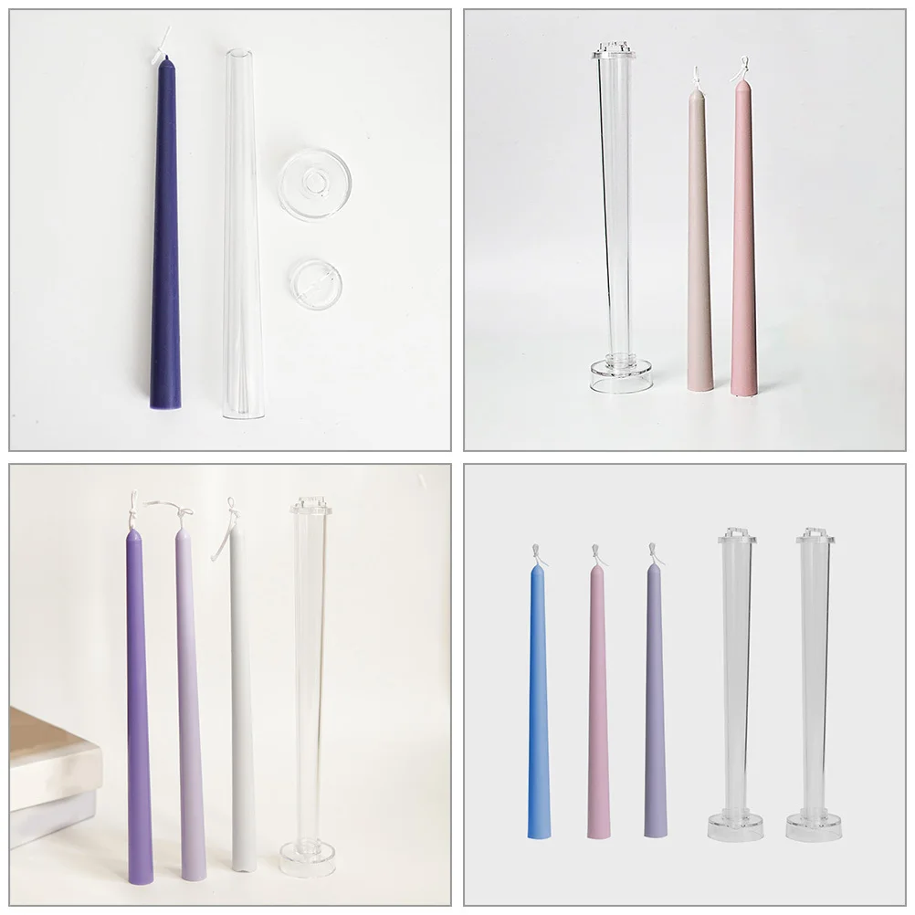 3Pcs Making Mold Plastic Taper Mold for Creative DIY Wax Craft Supplies Plastic Molds for Candles
3Pcs Making Mold Plastic Taper Mold for Creative DIY Wax Craft Supplies Plastic Molds for Candles