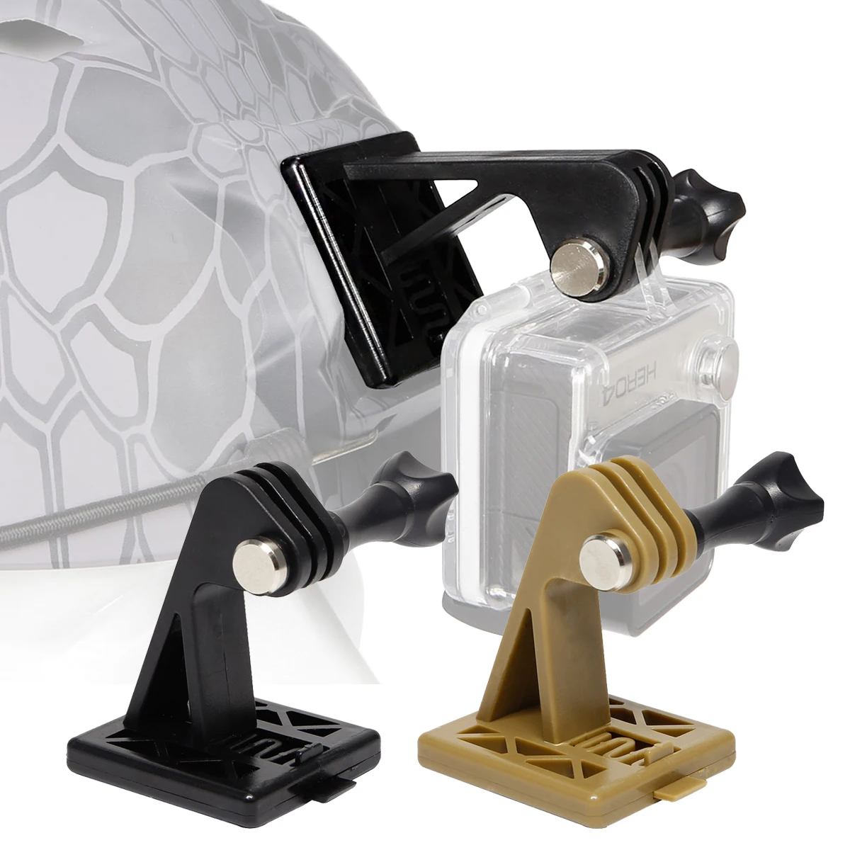 Тактическое крепление на шлем для GoPro Hero - Кронштейн NVG ARM для экшн-камер - Аксессуары для охоты и страйкбола
Тактическое крепление на шлем для GoPro Hero - Кронштейн NVG ARM для экшн-камер - Аксессуары для охоты и страйкбола