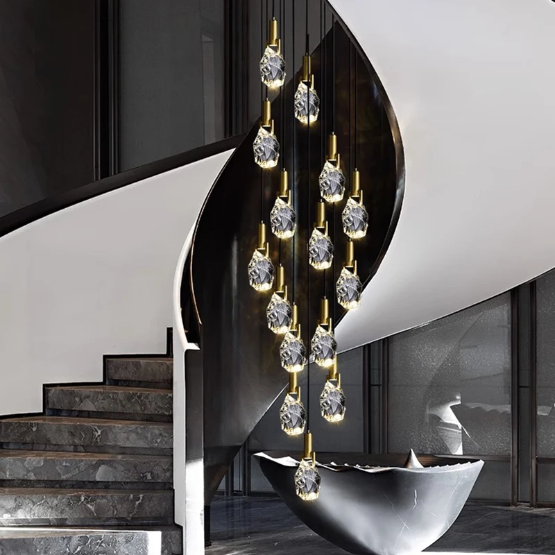 Modern Home Decor Led Lights Pendant Light Lamps Forstaircase Chandeliers For Living Room Hanging Light Indoor Lighting
Modern Home Decor Led Lights Pendant Light Lamps Forstaircase Chandeliers For Living Room Hanging Light Indoor Lighting