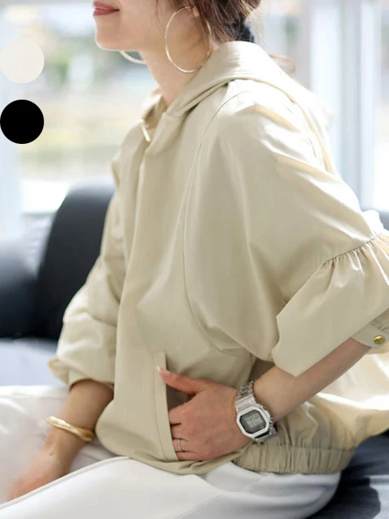 Летняя женская повседневная одежда с защитой от УФ-излучения, водонепроницаемая, из полиэфирного волокна, свободного кроя, с длинными рукавами и молнией.
Летняя женская повседневная одежда с защитой от УФ-излучения, водонепроницаемая, из полиэфирного волокна, свободного кроя, с длинными рукавами и молнией.