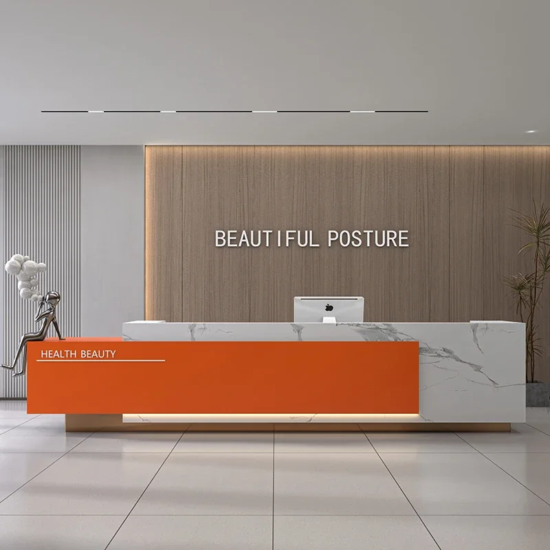 Storage Orange Reception Desks Boutique Design Luxury Clinic Reception Desks Modern Beauty Salon Mostrador De Tienda Furniture
Storage Orange Reception Desks Boutique Design Luxury Clinic Reception Desks Modern Beauty Salon Mostrador De Tienda Furniture