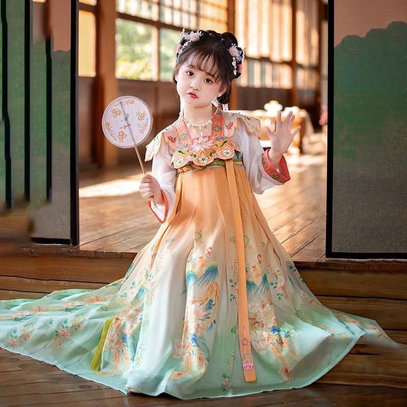 Chinese Hanfu Dress Girls New Year Costume Children Carnival Flower Fairy Cosplay Costume Dance Hanfu Dress For Kids Girls 3-12T
Chinese Hanfu Dress Girls New Year Costume Children Carnival Flower Fairy Cosplay Costume Dance Hanfu Dress For Kids Girls 3-12T