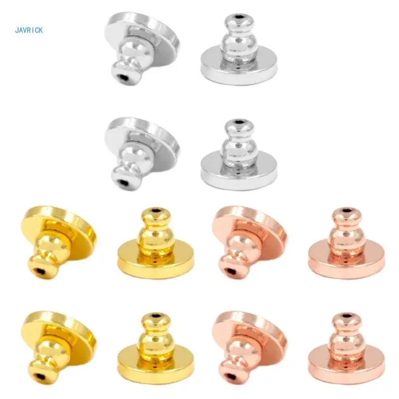 4Pcs Locking Earring Backs Portable Ear Studs Stopper Easy to Use Earnuts DIY Jewelry Findings Tools Earrings Backings
4Pcs Locking Earring Backs Portable Ear Studs Stopper Easy to Use Earnuts DIY Jewelry Findings Tools Earrings Backings