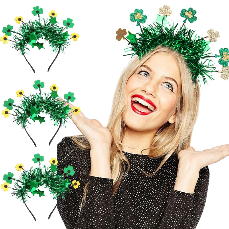 ncmama New St. Patrick's Day Hairbands for Women Girls Cute Clover Hair Band Headband Lady Hair Hoop Headwear Hair Accessories
ncmama New St. Patrick's Day Hairbands for Women Girls Cute Clover Hair Band Headband Lady Hair Hoop Headwear Hair Accessories