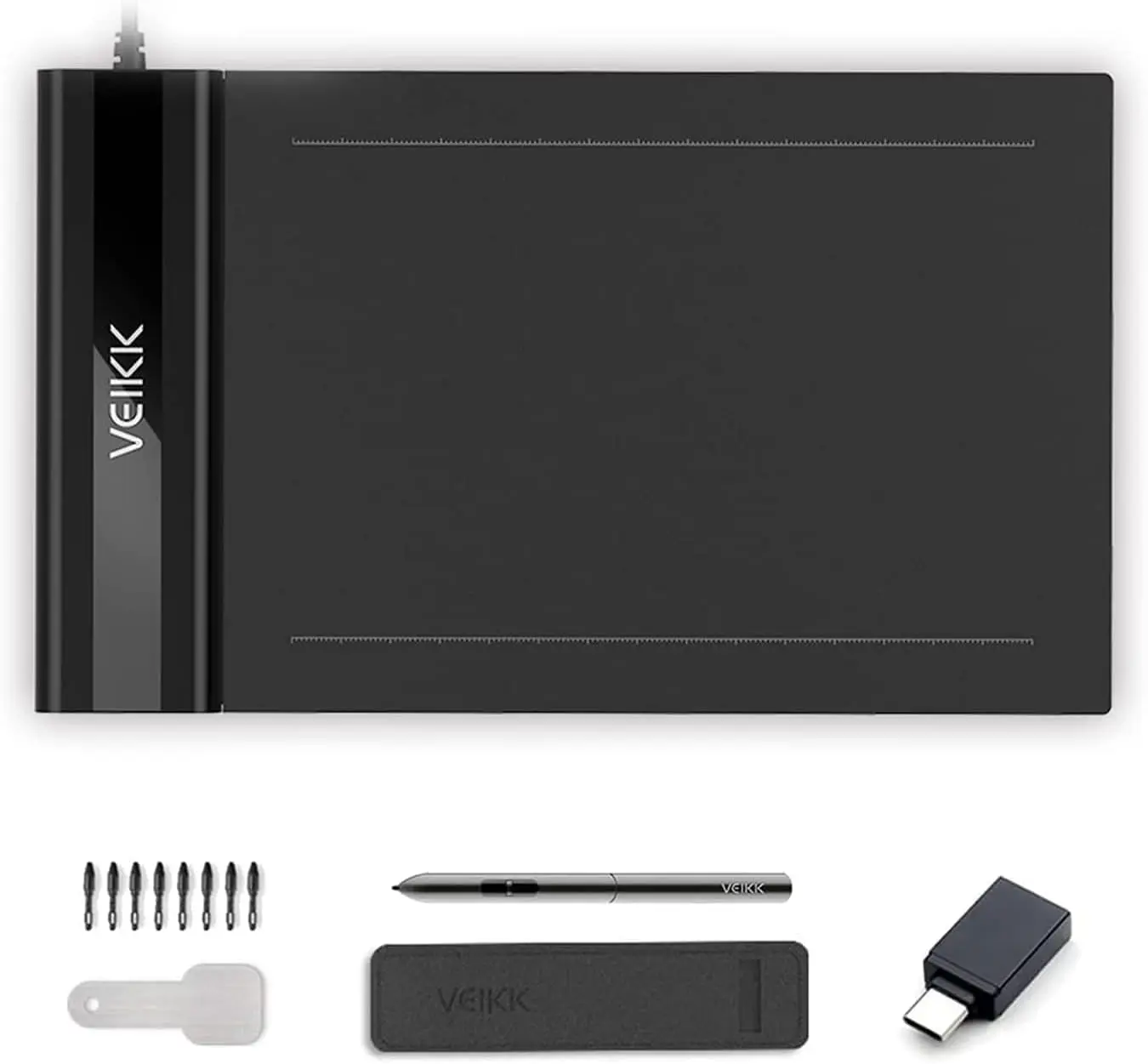 6x4 Inch Ultra-Thin Drawing Tablet with Battery-Free Stylus for OSU! Game & Online Teaching, Compatible with Windows, Mac, Linux, Android
6x4 Inch Ultra-Thin Drawing Tablet with Battery-Free Stylus for OSU! Game & Online Teaching, Compatible with Windows, Mac, Linux, Android