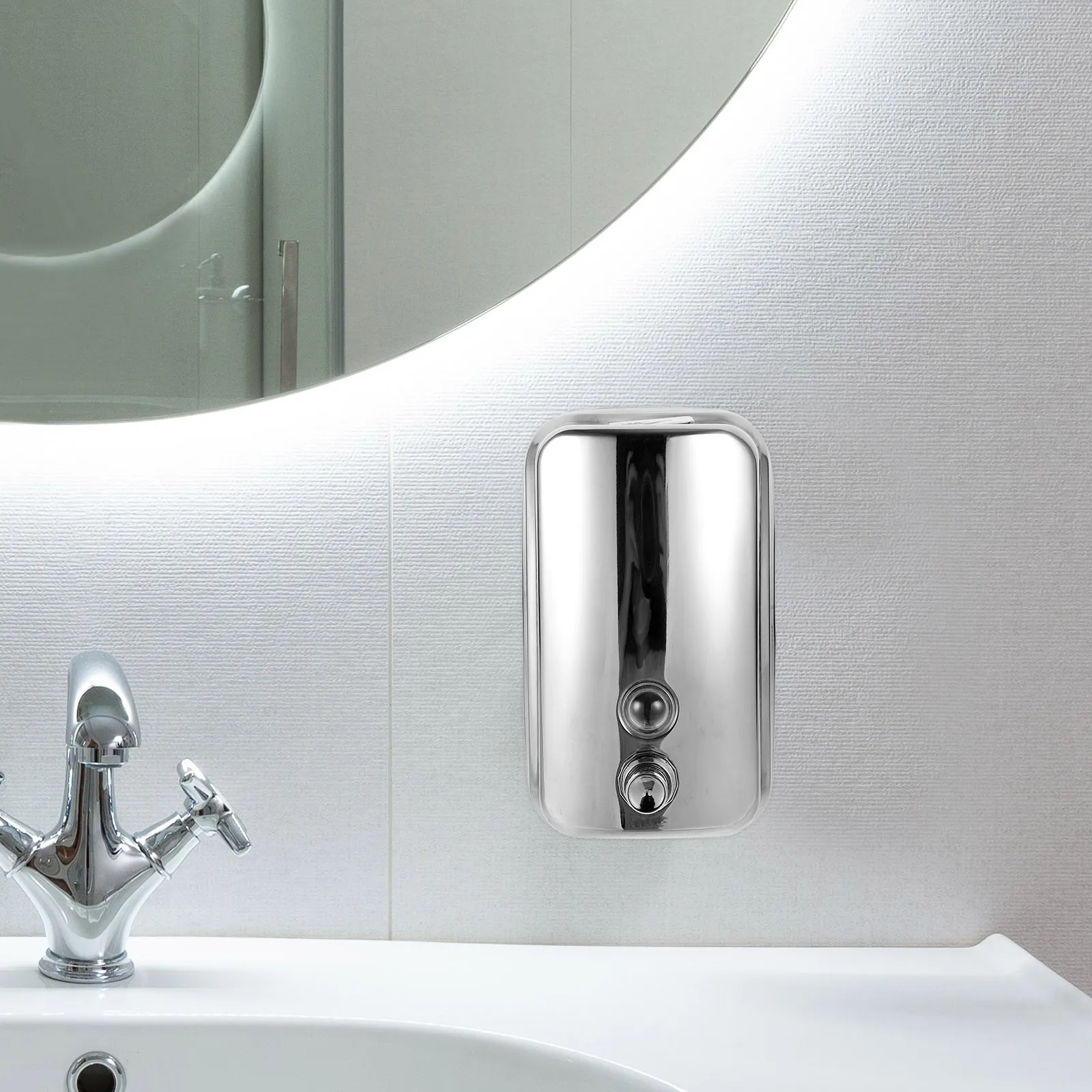 Stainless Steel 800ml Wall Mounted Bathroom Shower Foam Pump Liquid Dispenser Wall Mounted Soap Dispenser For Shower
Stainless Steel 800ml Wall Mounted Bathroom Shower Foam Pump Liquid Dispenser Wall Mounted Soap Dispenser For Shower