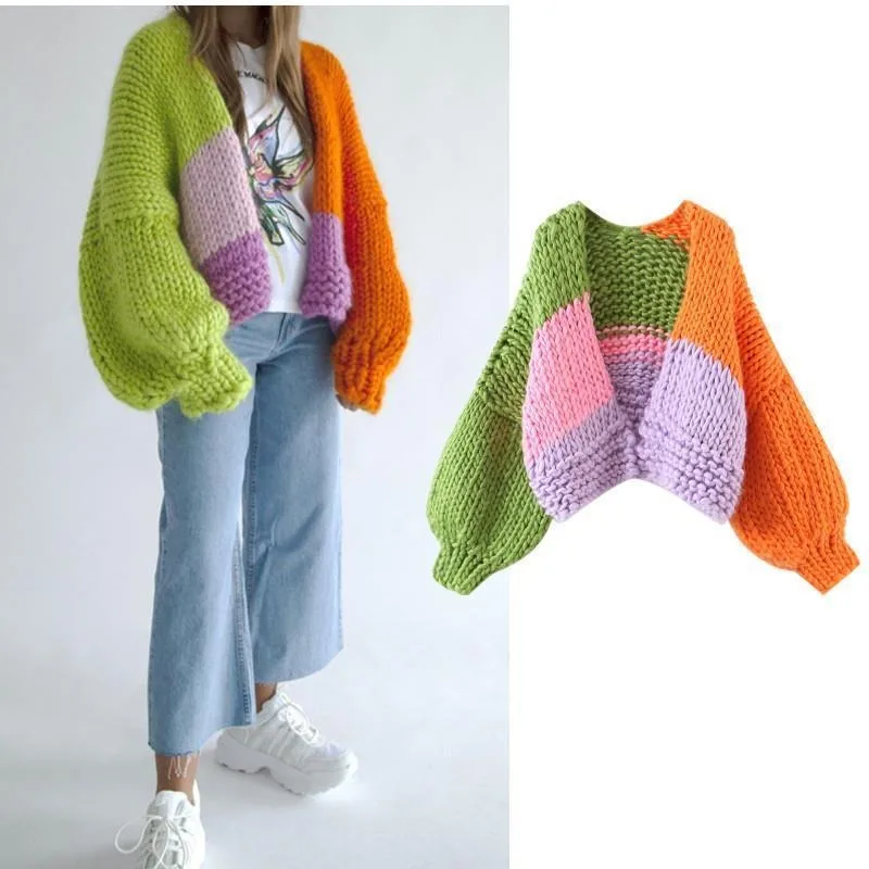 YYAHAHAS American Fashion Short Style Lazy Style Contrasting Color Cardigan Knitted Sweater 2025 Autumn/winter New Item
YYAHAHAS American Fashion Short Style Lazy Style Contrasting Color Cardigan Knitted Sweater 2025 Autumn/winter New Item