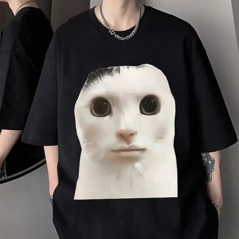Gothic Funny Goofy Ahh Cat Cute Meme Graphic T Shirt Summer O-Neck Oversized T-shirt Tops Men Women's Short Sleeve Tshirts
Gothic Funny Goofy Ahh Cat Cute Meme Graphic T Shirt Summer O-Neck Oversized T-shirt Tops Men Women's Short Sleeve Tshirts