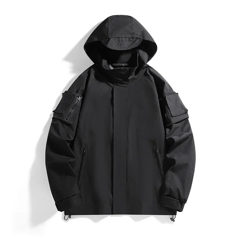 2024 Spring New Hooded Jackets Men Fashion Outdoor Unisex Outerwear Coats Solid Casual Couple Waterproof jackets Mens Windbreak
2024 Spring New Hooded Jackets Men Fashion Outdoor Unisex Outerwear Coats Solid Casual Couple Waterproof jackets Mens Windbreak