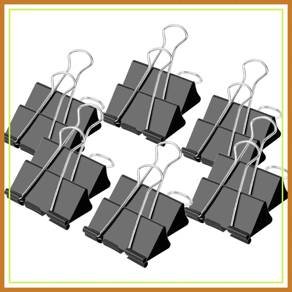 Medium Binder Clips 1.25 inch, 40 Pcs - Office Paper Clips for Documents
Medium Binder Clips 1.25 inch, 40 Pcs - Office Paper Clips for Documents
