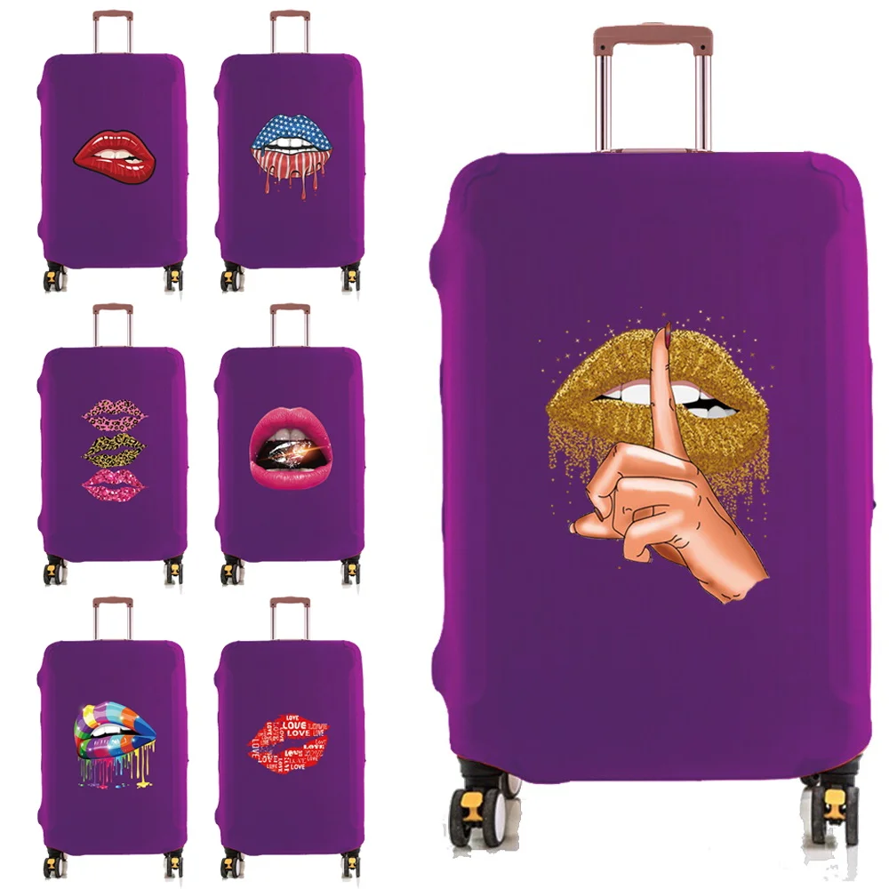Luggage Case Suitcase Protective Cover Mouth Print New Travel Accessories Elastic Luggage Dust Cover Apply To 18''-32'' Suitcase
Luggage Case Suitcase Protective Cover Mouth Print New Travel Accessories Elastic Luggage Dust Cover Apply To 18''-32'' Suitcase