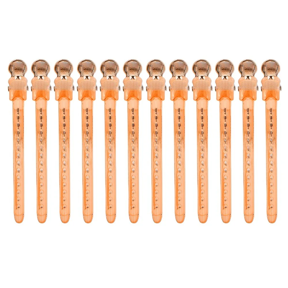 12pcs Lightweight Duck Billed Hair Clips Non Slip Metal Material Hair Roller Clips Professional Practical Hair Sectioning Clips
12pcs Lightweight Duck Billed Hair Clips Non Slip Metal Material Hair Roller Clips Professional Practical Hair Sectioning Clips