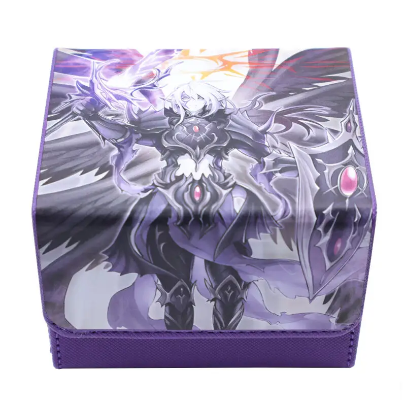 Ю-Ги-О! Первая кожаная коробка для карт Darklord WS OPTCG DIY большой емкости, утолщенная коробка для хранения карт с коллекцией аниме-игр
Ю-Ги-О! Первая кожаная коробка для карт Darklord WS OPTCG DIY большой емкости, утолщенная коробка для хранения карт с коллекцией аниме-игр