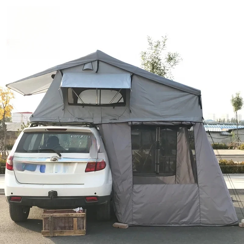 High Quality Hot Selling Soft 4x4 Truck Camping Car Roof Top Tent With Annex
High Quality Hot Selling Soft 4x4 Truck Camping Car Roof Top Tent With Annex