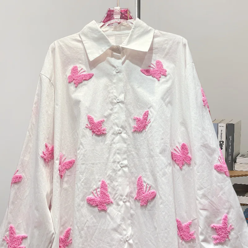 Casual Loose Fit Shirt For Spring Autumn New Style, Fashionable And High-End, Korean Dongdaemun Women's Top
Casual Loose Fit Shirt For Spring Autumn New Style, Fashionable And High-End, Korean Dongdaemun Women's Top