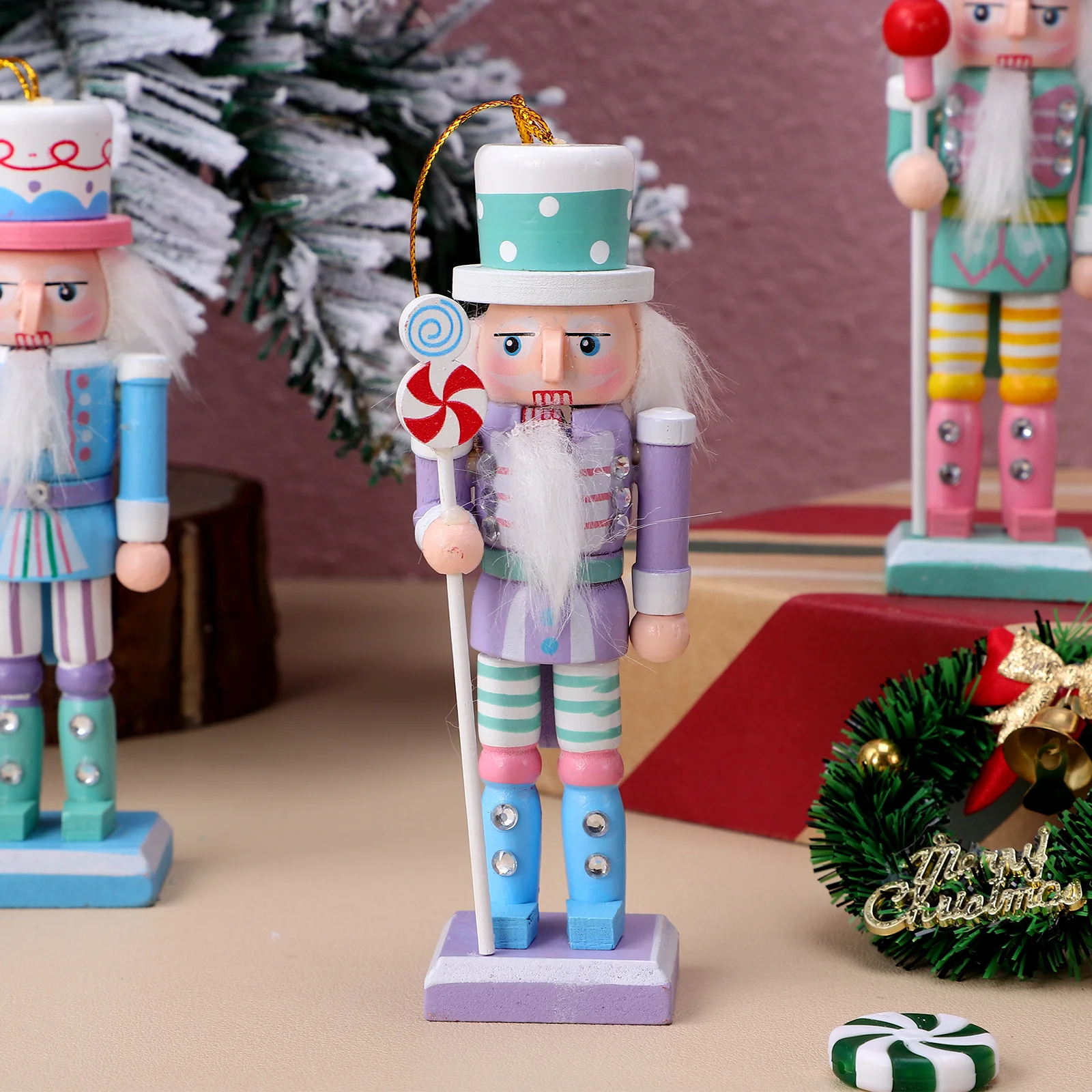 4Pcs Christmas Nutcrackers Figures Wood Nutcracker Decor for Holiday Season Tabletop Mantel Decor Festive Winter Celebration
4Pcs Christmas Nutcrackers Figures Wood Nutcracker Decor for Holiday Season Tabletop Mantel Decor Festive Winter Celebration