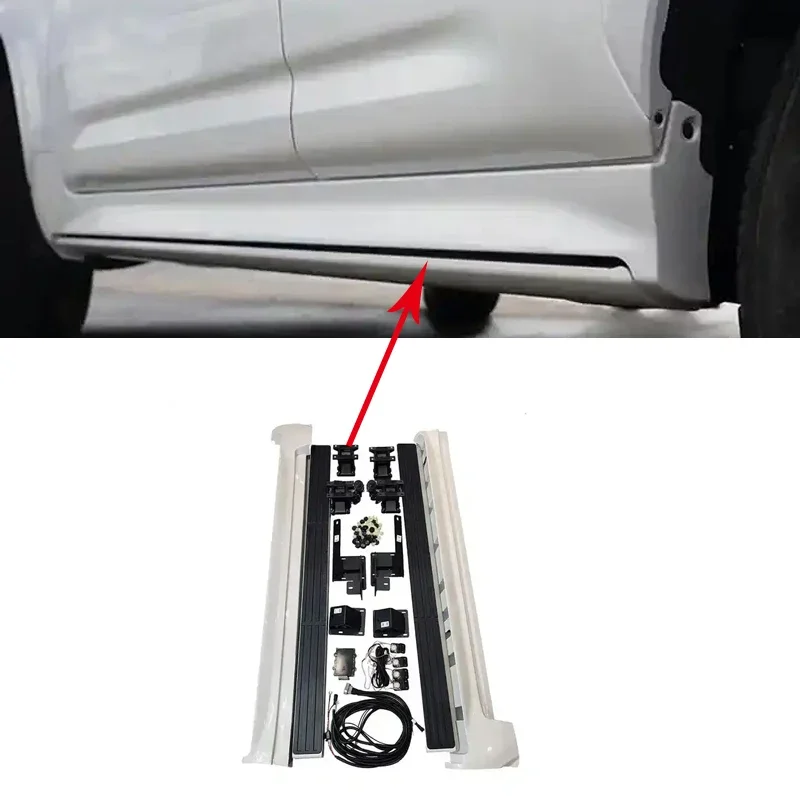 New 2025Electric running board retractable side steps deployable footrest foot pedals for Prado 2010+ 4X4 car accessories
New 2025Electric running board retractable side steps deployable footrest foot pedals for Prado 2010+ 4X4 car accessories
