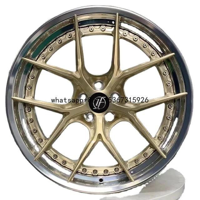 Top quality forged wheels 2 piece custom forged concave wheels brushed gold forged aluminum wheels
Top quality forged wheels 2 piece custom forged concave wheels brushed gold forged aluminum wheels