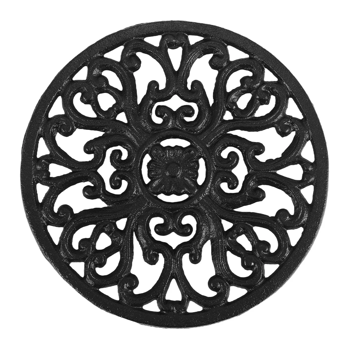 SPOR Round Cast Iron Trivet 6.7Inch Iron Heat-Insulation Trivet Non-Slip Potholders for Kitchen Dining Table Decor
SPOR Round Cast Iron Trivet 6.7Inch Iron Heat-Insulation Trivet Non-Slip Potholders for Kitchen Dining Table Decor