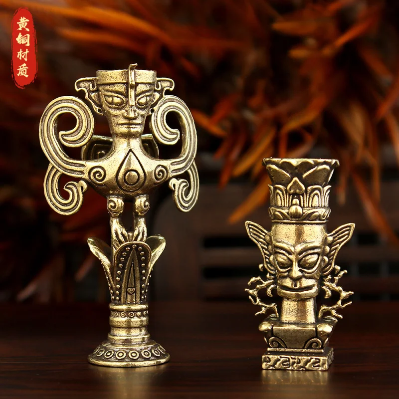New Style Piled Human Bird Body Statue Flat Head Ancient Shu Cultural Creative Retro Desktop Ornament Scenic Area Craft Dec
New Style Piled Human Bird Body Statue Flat Head Ancient Shu Cultural Creative Retro Desktop Ornament Scenic Area Craft Dec