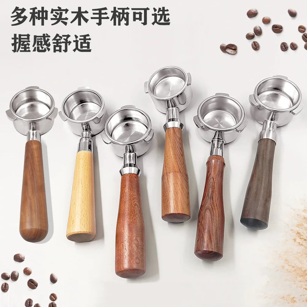 51/58MM Portafilter Stainless Steel Coffee Machine Bottomless Filter For Barsetto Holder Wooden Handle Professional Accessory
51/58MM Portafilter Stainless Steel Coffee Machine Bottomless Filter For Barsetto Holder Wooden Handle Professional Accessory