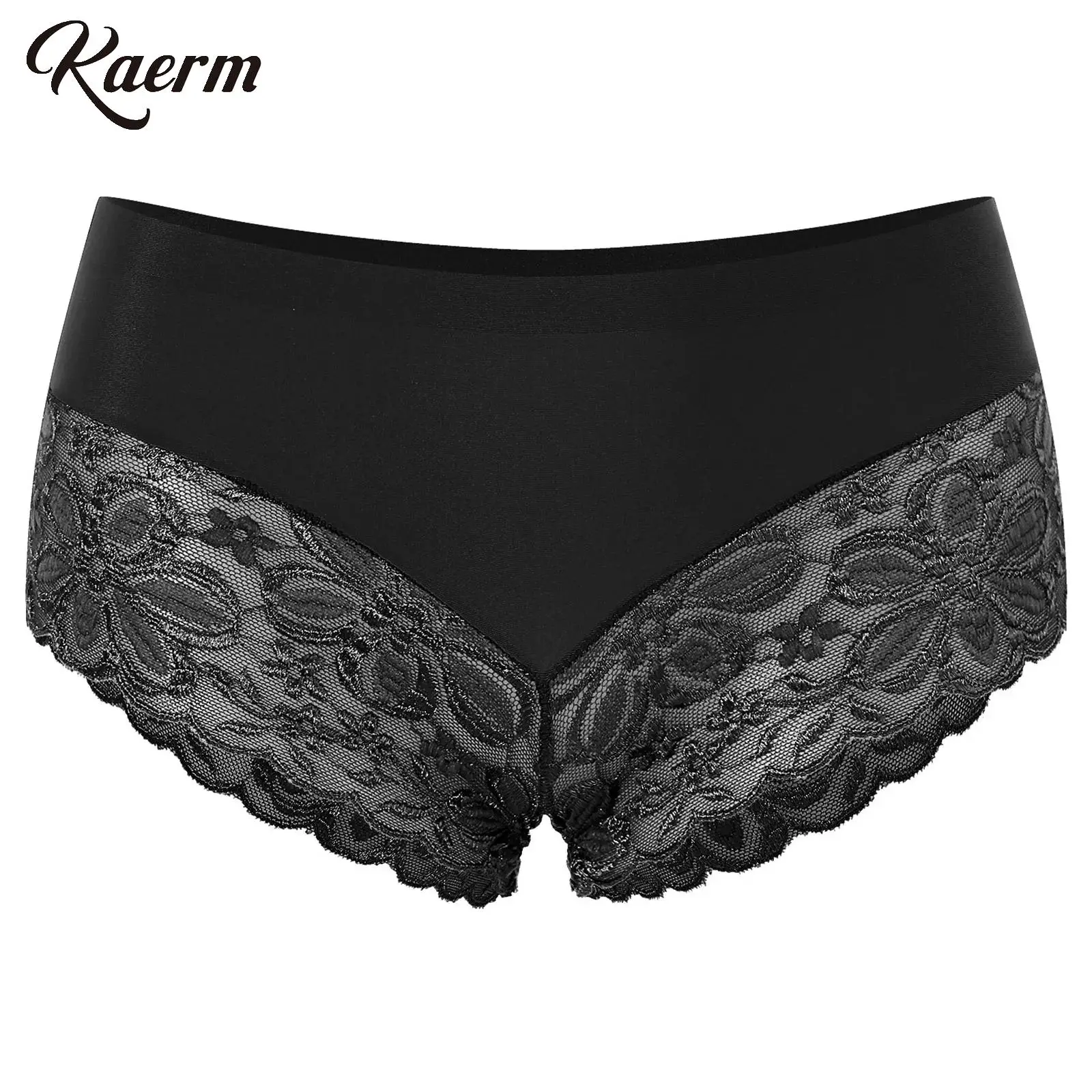 Women's Sheer Floral Lace Patchwork Briefs Sexy Crotchless/Regular Panties Stretchy Underpants Lingerie Underwear Honeymoon Gift
Women's Sheer Floral Lace Patchwork Briefs Sexy Crotchless/Regular Panties Stretchy Underpants Lingerie Underwear Honeymoon Gift