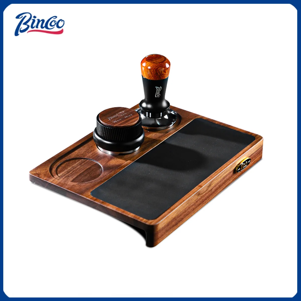 Bincoo Italian Coffee Pressing Pad 51-58mm Universal Walnut Storage Work Board Bar Mat Pressing Powder Hammer Tamper Distributor
Bincoo Italian Coffee Pressing Pad 51-58mm Universal Walnut Storage Work Board Bar Mat Pressing Powder Hammer Tamper Distributor