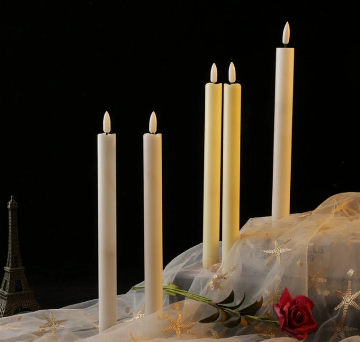 120pcs twinkling Christmas LED candles with remote control, 10 "long battery operated warm white decorative candles
120pcs twinkling Christmas LED candles with remote control, 10 "long battery operated warm white decorative candles