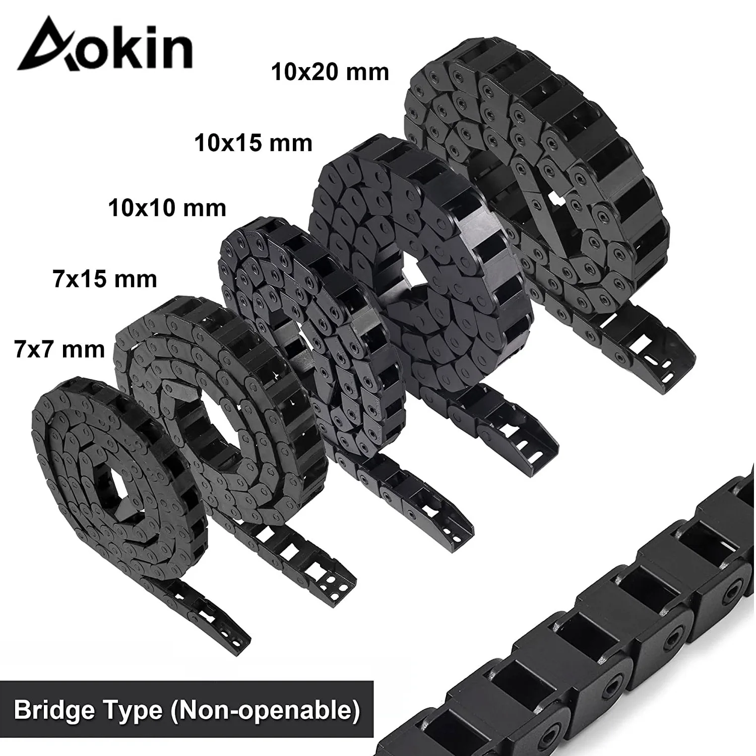Plastic Cable Chain 1M Wire Carrier Drag Chain with End Connector Chains for CNC Router Machine CNC Cable Channel
Plastic Cable Chain 1M Wire Carrier Drag Chain with End Connector Chains for CNC Router Machine CNC Cable Channel