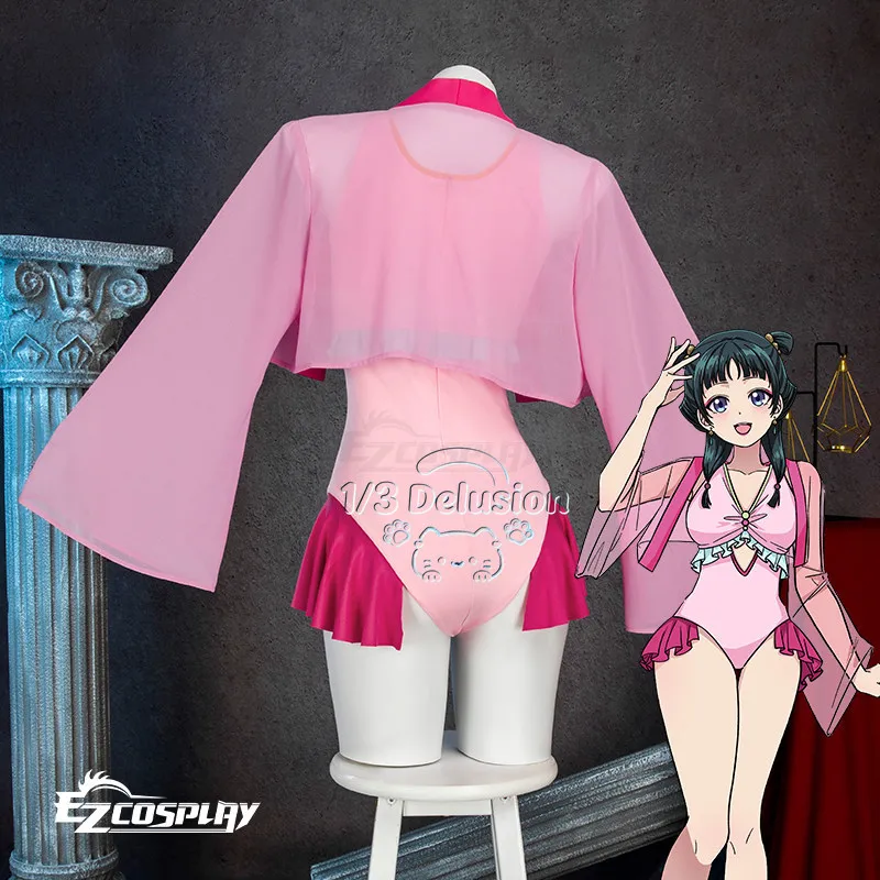 Kusuriya no Hitorigoto Maomao Pink Swimsuit Cosplay Costume Ancient Style Split Swimwear Summer Full Set Play Role Outfit
Kusuriya no Hitorigoto Maomao Pink Swimsuit Cosplay Costume Ancient Style Split Swimwear Summer Full Set Play Role Outfit