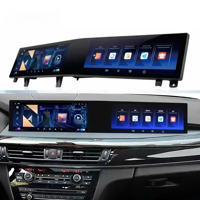 GPS Navigation Radio Carplay Android Touch Dual Interactive Screen DSP For 2014-2017 X5 X6 F15 F16 Dashboard TV MP3
GPS Navigation Radio Carplay Android Touch Dual Interactive Screen DSP For 2014-2017 X5 X6 F15 F16 Dashboard TV MP3