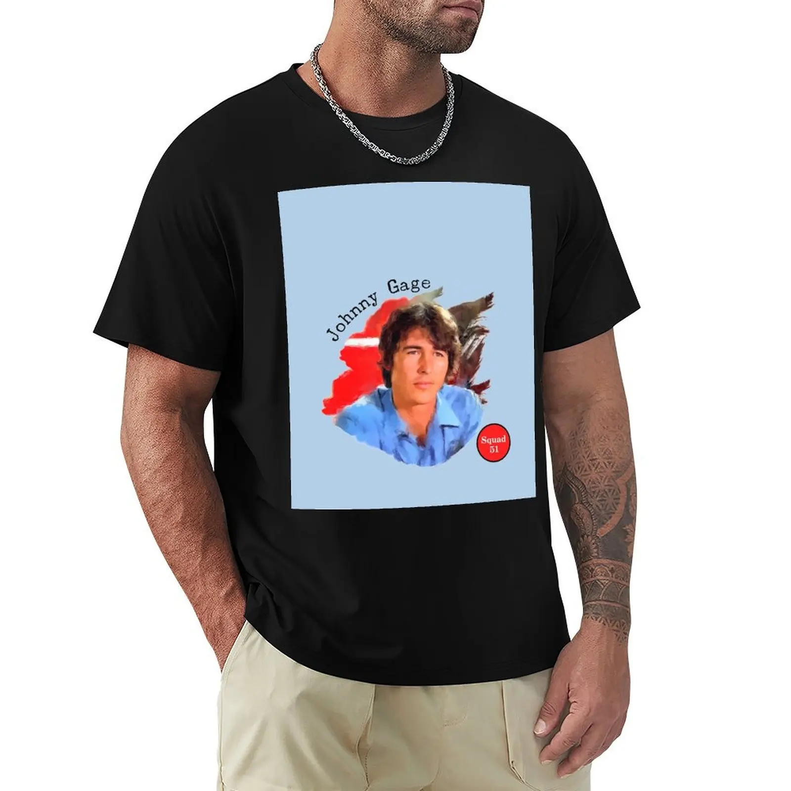Johnny Gage TV Show Emergency! T-Shirt Trendy Print Short Sleeve T-Shirt
Johnny Gage TV Show Emergency! T-Shirt Trendy Print Short Sleeve T-Shirt