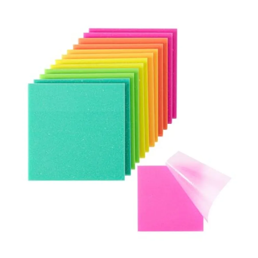 Transparent Glitter Sticky Notes, 3"x3",,600 Sheets, Glitter Transparent Note Pads, Self-Stick Bible Journaling Sticky Note for
Transparent Glitter Sticky Notes, 3"x3",,600 Sheets, Glitter Transparent Note Pads, Self-Stick Bible Journaling Sticky Note for