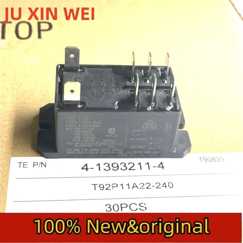 Новая катушка реле T92P11A22-240, 240В переменного тока, нагрузка 30А, 8-контактная.
Новая катушка реле T92P11A22-240, 240В переменного тока, нагрузка 30А, 8-контактная.