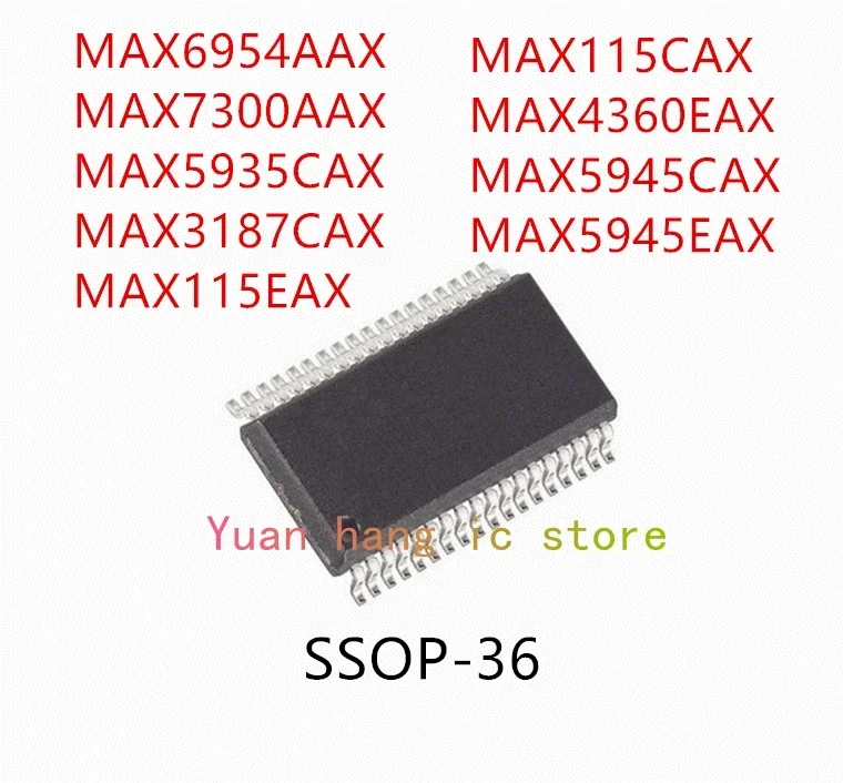 10PCS MAX6954AAX MAX7300AAX MAX5935CAX MAX3187CAX MAX115EAX MAX115CAX MAX4360EAX MAX5945CAX MAX5945EAX IC
10PCS MAX6954AAX MAX7300AAX MAX5935CAX MAX3187CAX MAX115EAX MAX115CAX MAX4360EAX MAX5945CAX MAX5945EAX IC