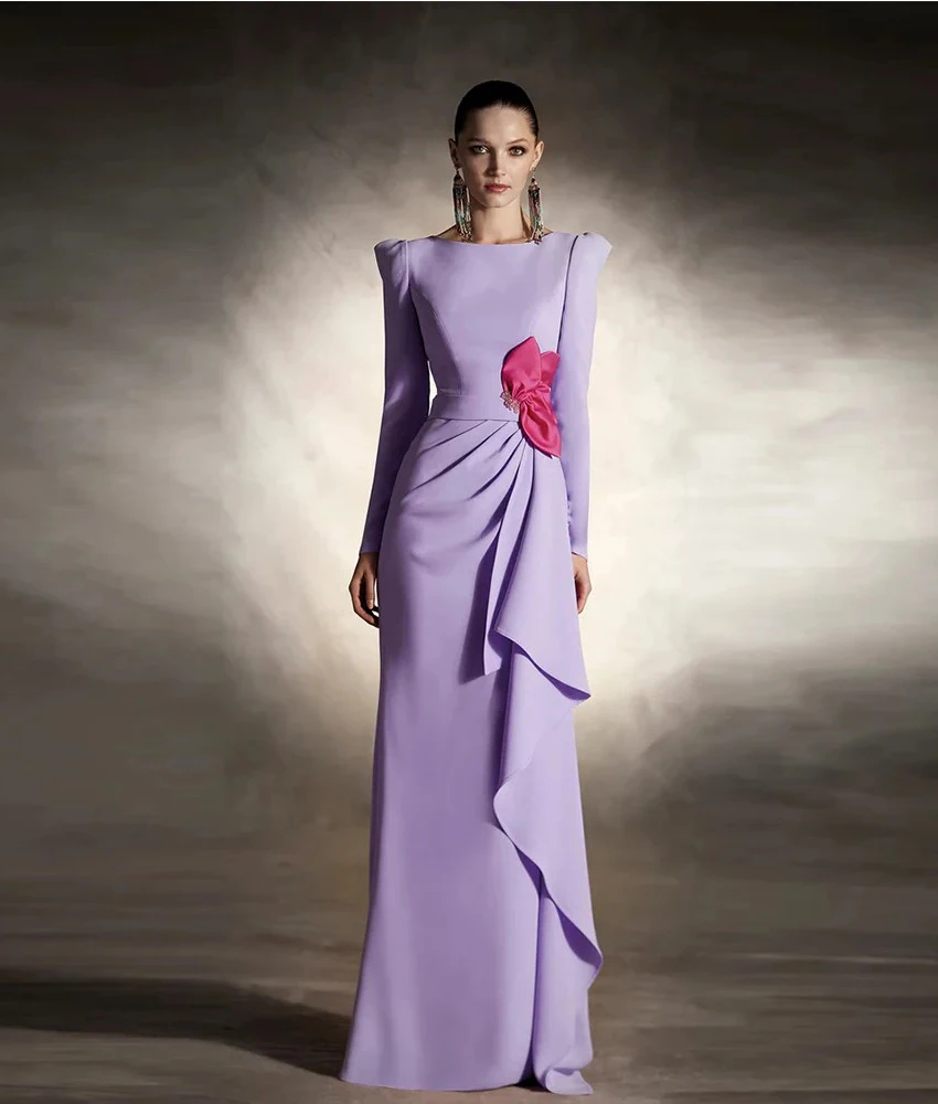 Customized Classic Mermaid Jersey Crystal Buttons Evening Dress Temperament Long Sleeves Floor Length Bespoke Occasion Gowns
Customized Classic Mermaid Jersey Crystal Buttons Evening Dress Temperament Long Sleeves Floor Length Bespoke Occasion Gowns