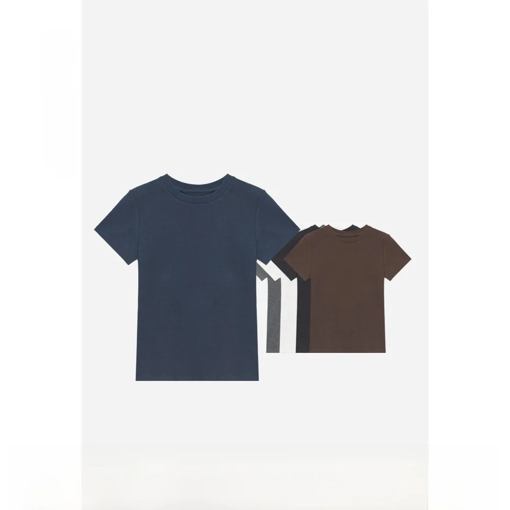 Pure Color round Neck Short Sleeve Women's T-shirt Shoulder Width Regular Fit Commute Style CL6TX0708 Autumn New Arrival
Pure Color round Neck Short Sleeve Women's T-shirt Shoulder Width Regular Fit Commute Style CL6TX0708 Autumn New Arrival